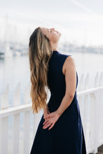 Load image into Gallery viewer, Marilyn Cotton Tie Dress