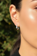 Load image into Gallery viewer, Lyra Hoops Silver