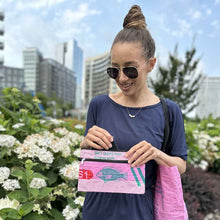 Load image into Gallery viewer, Recycled Feed Bag - Double Zip Case