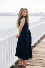 Load image into Gallery viewer, Marilyn Cotton Tie Dress