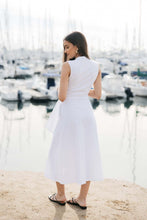 Load image into Gallery viewer, Marilyn Cotton Tie Dress