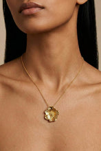 Load image into Gallery viewer, Poppy Floral Pendant Gold