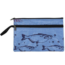Load image into Gallery viewer, Recycled Feed Bag - Double Zip Case