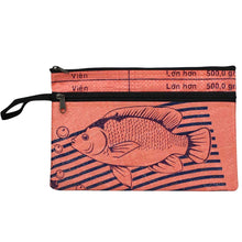 Load image into Gallery viewer, Recycled Feed Bag - Double Zip Case