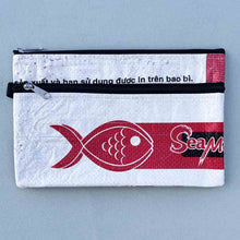 Load image into Gallery viewer, Recycled Feed Bag - Double Zip Case
