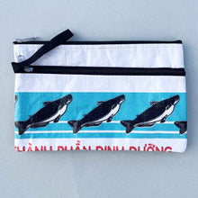Load image into Gallery viewer, Recycled Feed Bag - Double Zip Case