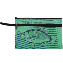 Load image into Gallery viewer, Recycled Feed Bag - Double Zip Case