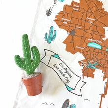 Load image into Gallery viewer, Cactus + LA Tea Towel